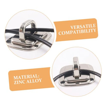 Angoily 4pcs Cable Lock Anchor Plate Security Locks Desk Compatible Multiple Laptop Brands Theft Security Anchor