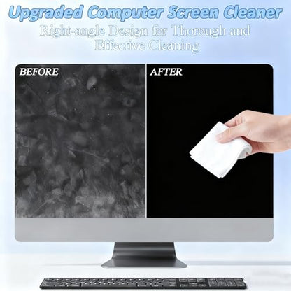 Ordilend Screen Cleaner Refill Kit for Keyboard Cleaning Kit Laptop Cleaner | Streak-Free Spray, for Computer, Phone, Pad, Includes Microfiber Cloth, 60ML