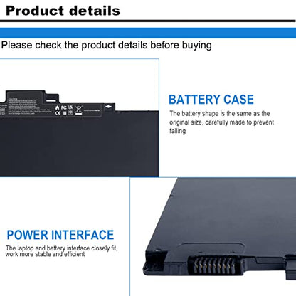 Futurebatt CS03XL Battery Replacement for 840 G3 850 755 745 G3 G4,ZBook 15u G3 G4 Series 800231-141 800513-001 HSTNN-UB6S HSTNN-IB6Y TA03XL TA03051XL CS03 CS03046XL CS03046XL-PL MT43 - size: CS03XL