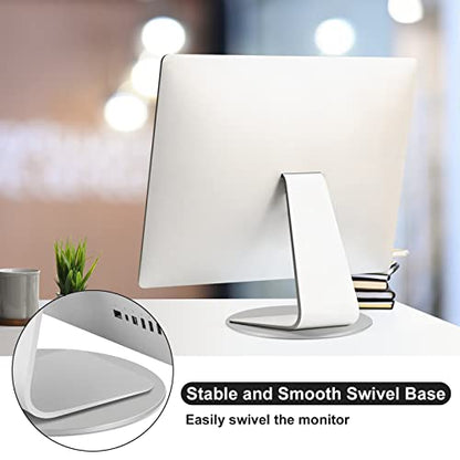 360° Rotation Monitor Swivel Base Computer Screen Monitor Stand | Flat Panel Turntable Rotating Swivel Base for Mac Laptop Potted Plants, Arts Crafts Display Stand