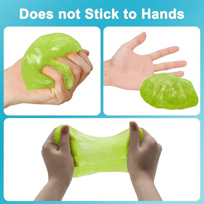 Car Cleaning Gels, 4-Pack Universal Auto Detailing Tools Car Interior Cleaner Putty, Dust Cleaning Mud for PC Tablet Laptop Keyboard, Camera, Printers, Calculator - 320g (2.8oz/pcs) - color: Green,Yellow