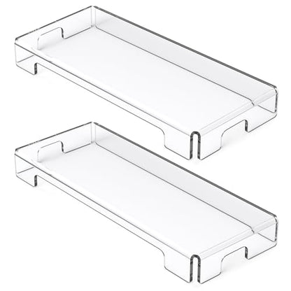 BEEGO Mechanical Computer Keyboard Cover - 2PCS Clear Acrylic Keyboard Cover Keyboard Dust Cover Mechanical Keyboard Cover Full Size Keyboard Protector - color: Clear, size: 2 PCS