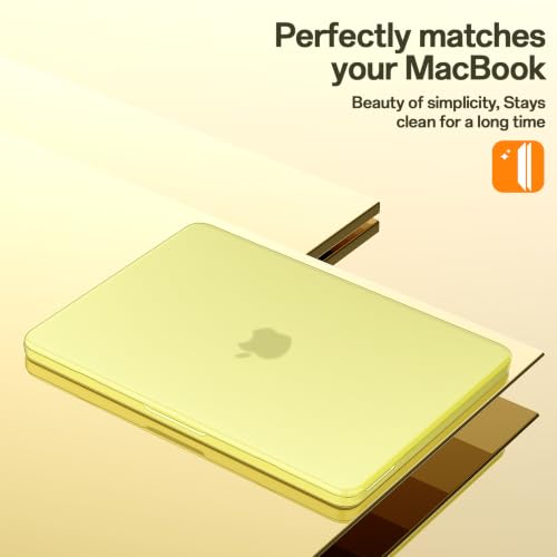 Case Compatible with MacBook Neo 13 inch 2026 (Model A3404), Scratch Resistant Protective Hard Shell Cover, Matte Citrus - color: Matte Citrus
