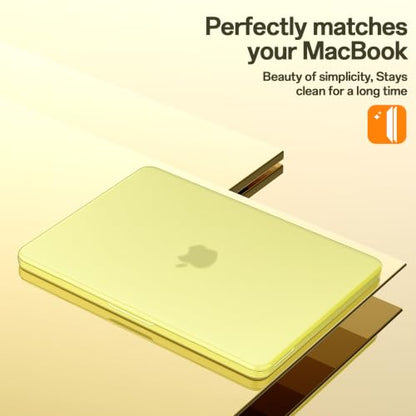 Case Compatible with MacBook Neo 13 inch 2026 (Model A3404), Scratch Resistant Protective Hard Shell Cover, Matte Citrus - color: Matte Citrus