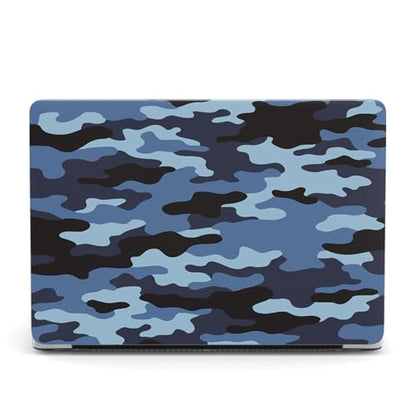 Hard Case Compatible with Old Version MacBook Pro 13 inch Case 2012 2011 2010 2009 2008 Release A1278 with CD-ROM, Laptop Plastic Hard Case Shell & Keyboard Cover, Blue Camouflage - color: Blue Camouflage, size: A1278(Pro 13" w/CD-ROM 2008-2012)