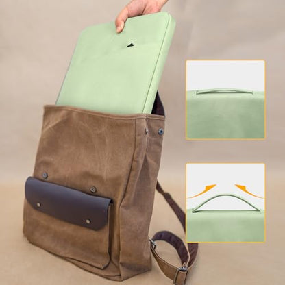 13 Inch Laptop Sleeve for 2026 MacBook Neo A18, MacBook Air 13-inch Laptop with M5 chip A3449, MacBook Air 13.6-inch Carrying Case, Green - color: Green, size: 13.3-13.6 Inch