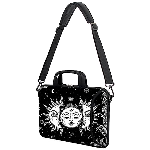 13" laptop bag laptop sleeve chromebook case adjustable shoulder strap with handle accessory pocket for men women (RYD-13-5) - color: Ryd-13-5