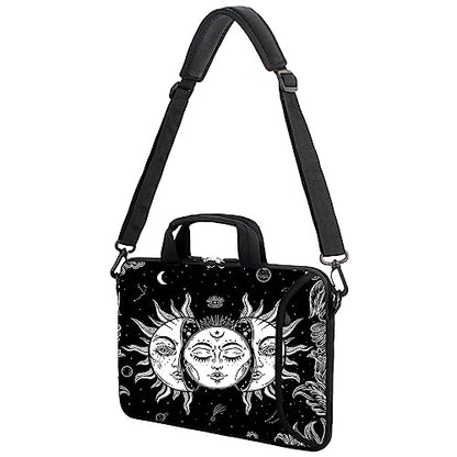 13" laptop bag laptop sleeve chromebook case adjustable shoulder strap with handle accessory pocket for men women (RYD-13-5) - color: Ryd-13-5