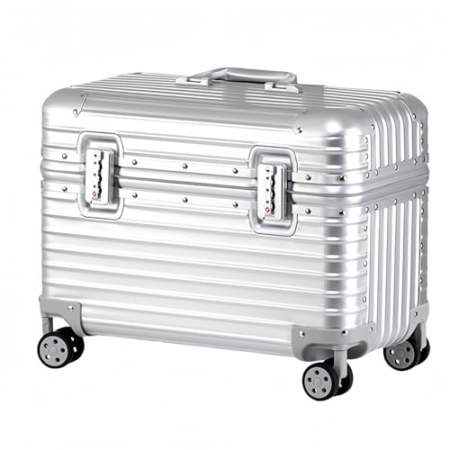 Full Aluminum Rolling Camera Bag 18" Camera Case | Wheeled Photography Gear Case, Carry-on Luggage, Dual TSA locks, Detachable Wheels & Dividers, Fits 17" laptop, DSLRs & Lens
