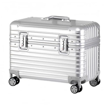 Full Aluminum Rolling Camera Bag 18" Camera Case | Wheeled Photography Gear Case, Carry-on Luggage, Dual TSA locks, Detachable Wheels & Dividers, Fits 17" laptop, DSLRs & Lens