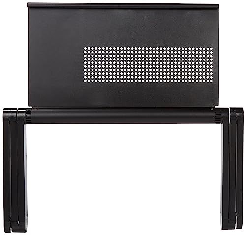 Uncaged Ergonomics Adjustable Book Holder, Tablet & Laptop Stand, Aluminum Portable Reading Stand for Textbooks & Cookbooks, Recipe Holder for Kitchen Counter, Black - color: Black