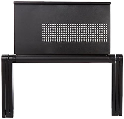 Uncaged Ergonomics Adjustable Book Holder, Tablet & Laptop Stand, Aluminum Portable Reading Stand for Textbooks & Cookbooks, Recipe Holder for Kitchen Counter, Black - color: Black