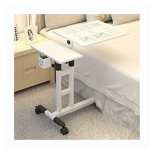 GaRcan Overbed Table Wheels The Sofa Overbed Table Rolling Table Tilting Overbed Table with Wheels Rolling Laptop Table Overbed Desk Rolling Laptop Stand Over Bed Desk