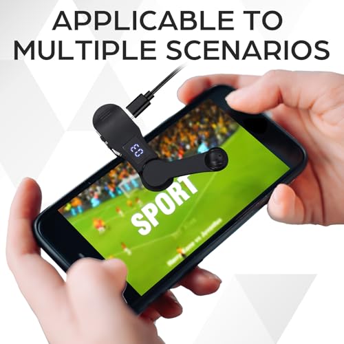 Sabary 1 Sets Auto Clicker for Smart Phone, Fast Screen Tapping Device Auto Tapper Continuous Click Simulation Finger for Game, Live Likes, Flash Deal, Reward Task, Plug and Play (Black) - color: Black
