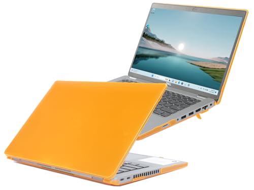 mCover Case ONLY Compatible for 2023～2024 14" Dell Latitude 5440 5450 Series/Precision 3480 3490 Series Windows Notebook Computer (NOT Fitting Any Other Dell Models) - Orange - color: Orange