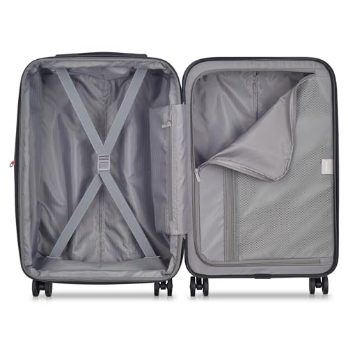 DELSEY PARIS Helium Aero Hardside Expandable Luggage with Spinner Wheels, Metallic Green, Carry-On Plus 21 Inch - color: Metallic Green, size: Carry-On Plus 21 Inch