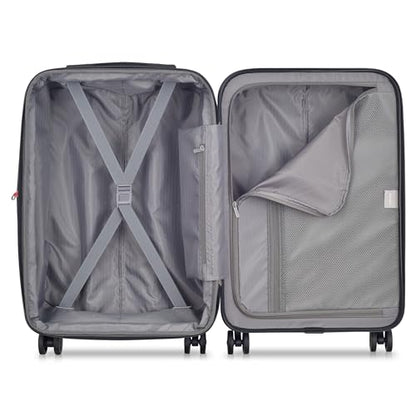 DELSEY PARIS Helium Aero Hardside Expandable Luggage with Spinner Wheels, Metallic Green, Carry-On Plus 21 Inch - color: Metallic Green, size: Carry-On Plus 21 Inch