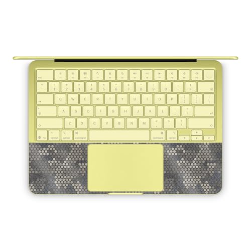 Glossy Glitter Laptop Skin Compatible with Apple MacBook Neo - Camo Dots - Premium 3M Vinyl Protective Wrap Decal Cover - Easy to Apply | Crafted in the USA by MightySkins - color: Camo Dots, size: MacBook Neo Full Cover Skin, style: Glossy Glitter Finish