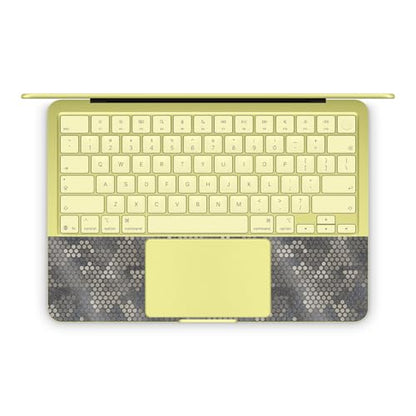 Glossy Glitter Laptop Skin Compatible with Apple MacBook Neo - Camo Dots - Premium 3M Vinyl Protective Wrap Decal Cover - Easy to Apply | Crafted in the USA by MightySkins - color: Camo Dots, size: MacBook Neo Full Cover Skin, style: Glossy Glitter Finish