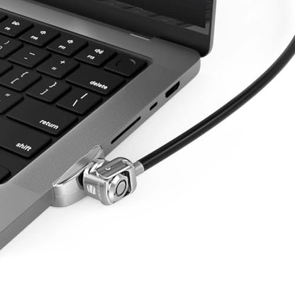 Compulocks Ledge Adapter for MacBook Pro 14-inch (M1/M2/M3/M4/M5) with Keyed Cable Lock | Secure aluminum MacBook security lock by Compulocks - size: Keyed Lock