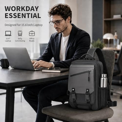 Sling Bag Large Capacity: Crossbody Bag for Men Fits 15.6 Inch Laptop A4 Files with Anti Theft USB Port - color: 39-grey
