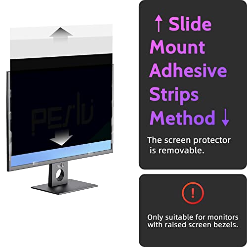 Privacy Screen Adhesive Strips and Slide Mount Tabs for Laptop Computer Monitor, Privacy Screen Slide Mount Tabs *2, Privacy Screen Adhesive Strips *2, 1pcs Microfiber Cloth, 2pcs Screen Cleaning Kit - size: Universal - All Aspect Ratios