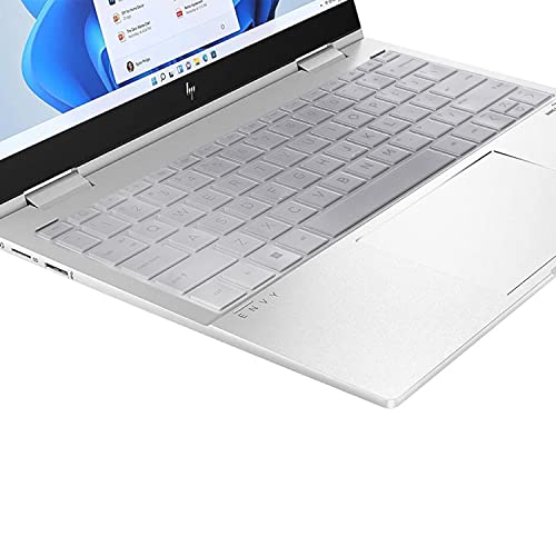 Keyboard Cover for HP Envy x360 13-bf 13t-bf 13-bf0013dx 13-bf0797nr 13t-bf000 13-bf0121TU 13-bf0123TU 13-bf0059tu 13.3 inch Laptop Skin(NOT for Envy 13-ba 13-bd 13-be Series)-TPU - color: TPU