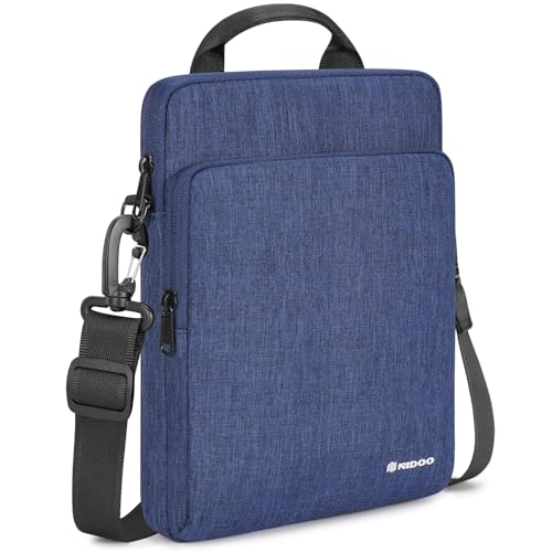 NIDOO 10 inch Laptop Sleeve Carrying Bag Shoulder Case for 10.9" 11" iPad Air M3 M2/ 11" iPad Pro 2025/10.9" 10.2" 11 inch iPad/ 10.5" Samsung Galaxy Tab A8 S8 / 10.4" HUAWEI / 10.6" Lenovo Handle - color: Blue, size: 10-11 inch Tablet