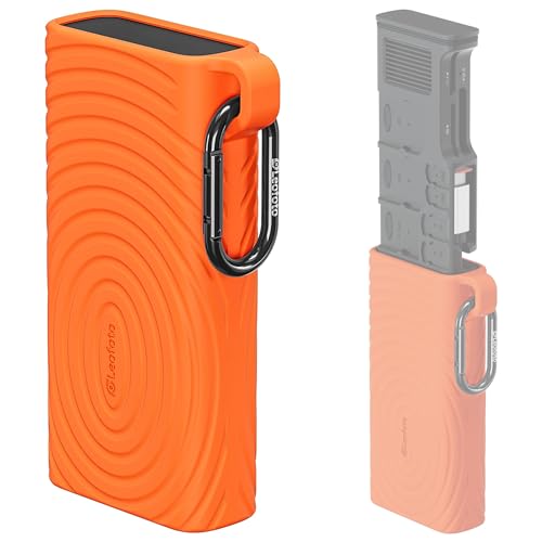 LEOFOTO High-Speed 2-in-1 SD Card Reader Adapter Compatible with USB 3.2 CFexpress Type A/CFexpress Type B/SD Card Storage Case Holder for Cameras,Smartphones, Drones,Action Cameras (Orange) - color: Orange