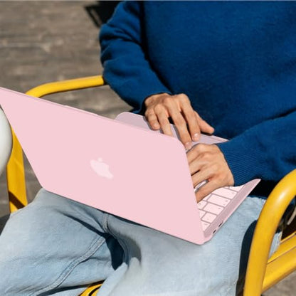 B BELK for MacBook Neo Case 13 inch 2026 Release Model A3404, Baby Pink | Scratch Resistant Protective Matte Hard Shell for Mac Neo Case with Keyboard Cover & Screen Protector, Lightweight, Snap-On - color: Rose Quartz