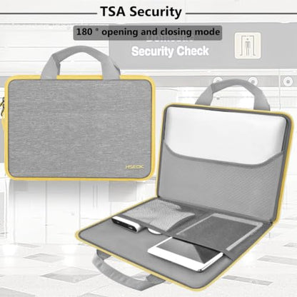Hseok Laptop Sleeve 13-14 Inch Case Briefcase Compatible with MacBook Neo Pro 14 M5/M4/M3/M2/M1, All Models 13.3 Mac Air/Pro, XPS 13 14, Most Popular 13"-14" Notebooks,L01G01 - color: L01G01, size: 13"-14"