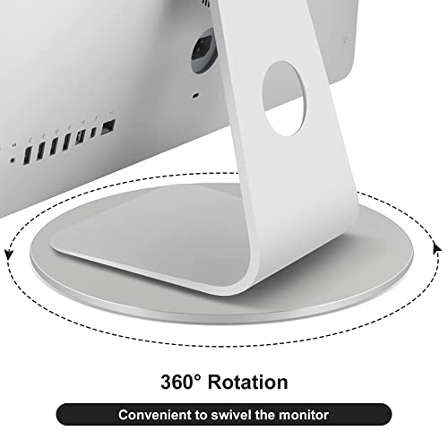 360° Rotation Monitor Swivel Base Computer Screen Monitor Stand | Flat Panel Turntable Rotating Swivel Base for Mac Laptop Potted Plants, Arts Crafts Display Stand