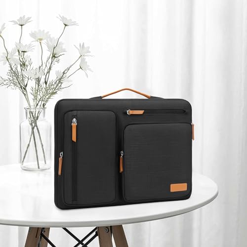 MOSISO 360 Protective Laptop Case 18.5 inch, 18-18.5 inch Laptop Sleeve | Compatible with ASUS Gaming Monitor HP Dell Lenovo Notebook, Side Open Carrying Case with 4 Zipper Pockets, Black - color: Black, size: 18.5 inch