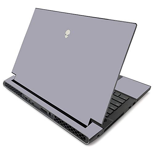 MightySkins Skin for Alienware m17 R2 (2019) - Solid Gray | Protective, Durable, and Unique Vinyl Decal wrap Cover | Easy to Apply, Remove, and Change Styles, Model Number: ALWM17R219-Solid Gray - color: Gray