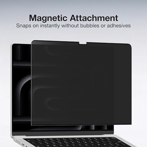 AMAZINGthing for MacBook Pro 16" [RADIX MagPrivacy] M5/M4/M3/M2/M1, Magnetic Screen Protector, ±30° Privacy Viewing, Removable Privacy Film, 9H Hardness, 200μm Thin Profile, Reusable with Folder - size: MacBook Pro 16" M1/M2/M3/M4/M5 Series
