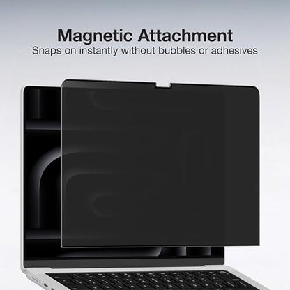 AMAZINGthing for MacBook Pro 16" [RADIX MagPrivacy] M5/M4/M3/M2/M1, Magnetic Screen Protector, ±30° Privacy Viewing, Removable Privacy Film, 9H Hardness, 200μm Thin Profile, Reusable with Folder - size: MacBook Pro 16" M1/M2/M3/M4/M5 Series