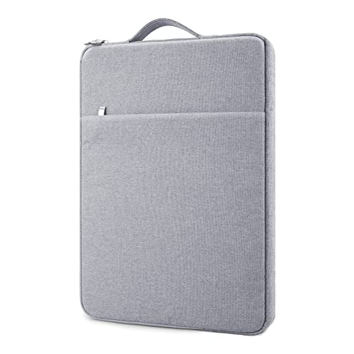 13 Inch Laptop Sleeve Case Carrying Bag Compatible with 13 inch MacBook Air M4 M3 M2 M1/ Pro 13 M3 M2 M1, Waterproof Chromebook Cover Computer Zipper Pouch with Handle Pocket, Gray - color: Gray, size: 13"-13.3"