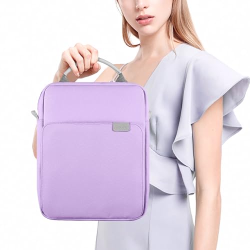 TiMOVO 9-11" Tablet Sleeve Bag Carrying Case with Strap, Purple | Fits iPad A16 11", Pad Air 11/5th & 4th 10.9", 10th Gen/10.2", Galaxy Tab A11 Plus, Multi-Pocket, Handle, Padded Protection - color: Ad-Purple, size: 9-11