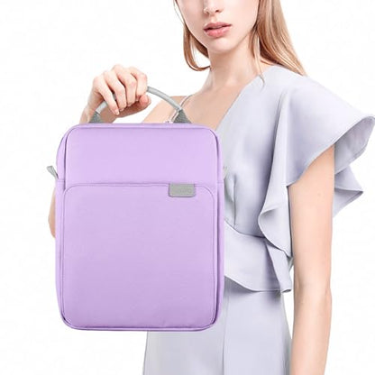 TiMOVO 9-11" Tablet Sleeve Bag Carrying Case with Strap, Purple | Fits iPad A16 11", Pad Air 11/5th & 4th 10.9", 10th Gen/10.2", Galaxy Tab A11 Plus, Multi-Pocket, Handle, Padded Protection - color: Ad-Purple, size: 9-11
