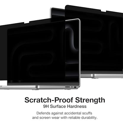 AMAZINGthing for MacBook Pro 14" [RADIX MagPrivacy] M5/M4/M3/M2/M1, Magnetic Screen Protector, ±30° Privacy Viewing, Removable Privacy Film, 9H Hardness, 200μm Thin Profile, Reusable with Folder - size: MacBook Pro 14" M1/M2/M3/M4/M5 Series