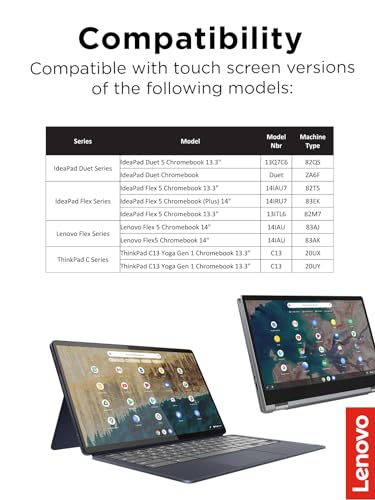 Lenovo USI Stylus Pen, Chrome OS Support, 4,096 Levels of Pressure Sensitivity, 150 Days Battery Life, AAAA Battery, Works with Chromebook, GX81B10212,Grey - style: USI