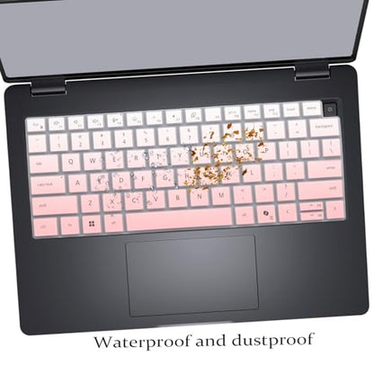 Keyboard Cover for 2026 2025 Dell Pro 14 PC14250/14255,Pro 14 Plus PB14250/14255,Pro 14 Max MC14250/14255 14'' (NOT FIT Dell Pro Max 14 Premium & Education/Rugged/Essential 14)-OmbrePink - color: OPink