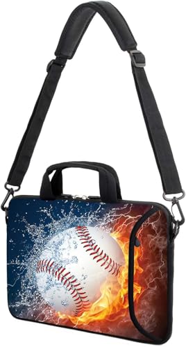 13" laptop bag laptop sleeve chromebook case adjustable shoulder strap with handle accessory pocket for men women (RYD-13-6) - color: Ryd-13-6