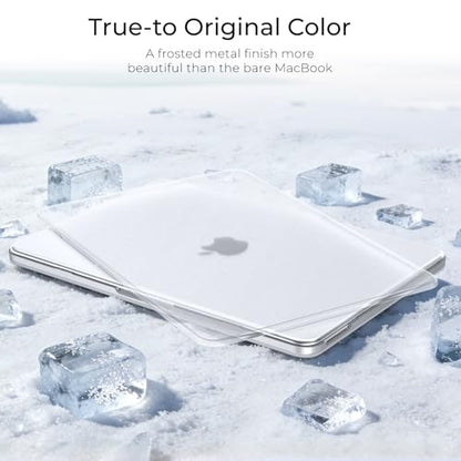 EooCoo for MacBook Neo Case 13 inch 2026, Scratch Resistant, Original Clear | 4 in 1 Kit, Durable, Easy Snap-On, Stays New, Model A3404 (A18 Pro Chip) - color: Original Clear