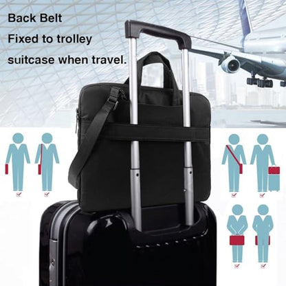 Laptop Bag Case African Women Computer Messenger Shoulder Bag Laptop Sleeve Briefcase - size: 15.6 inch
