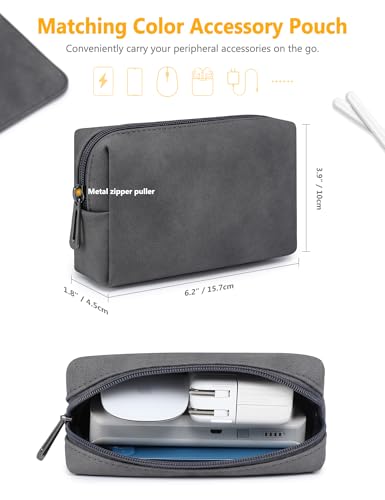 HYZUO 13 Inch Laptop Sleeve PC Case for MacBook Pro 13 M2 M1 2026-2016, 13" MacBook Neo 2026 A3404, MacBook Air 13 M5 A3449 M4 M3 M2 M1 2026-2018, 13" iPad Pro/Air, Surface Pro, XPS 13, Space Gray - color: Space Gray, size: 13 Inch