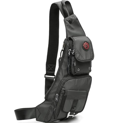 NICGID Sling Bag Chest Shoulder Backpack Crossbody Bags Casual Daypack for Men Women - color: Black-2
