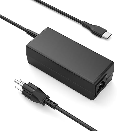 NELEBUTO 45W USB C Laptop Charger Ac Adapter for Chromebook 11 13 14 14A ThinkPad Latitude 5420 XPS Elite Specter X360 14-ca051wm 14-ca020nr 14-ca061dx Power Cord for All USB Type C Laptop - color: black-1