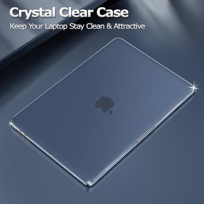 MOSISO Compatible with MacBook Pro 13 inch Case M2 M1, Haze Blue | Plastic Hard Shell Case Cover 2026-2016A2338 A2251 A2289 A2159 A1989 A1708 A1706 with/without Touch Bar - color: Haze Blue
