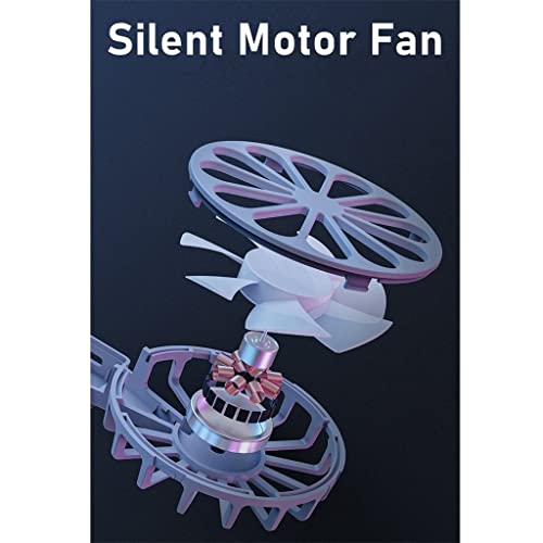 Aluminum Adjustable Laptop Stand for Tablet Notebook Cooling Fan Pad Portable Base - color: E